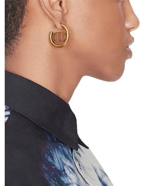 dior hoops|dior designer earrings.